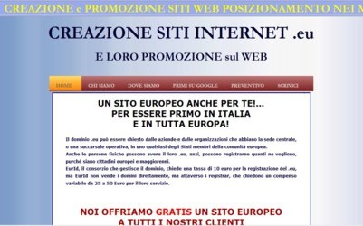 WEBMASTER promozione siti web 